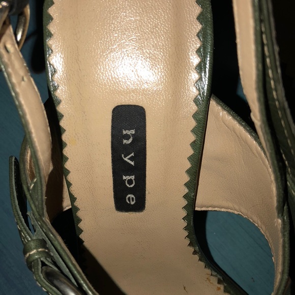Hype green heeled sandals - Picture 3 of 7